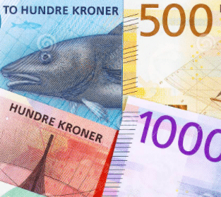 cash norske kroner